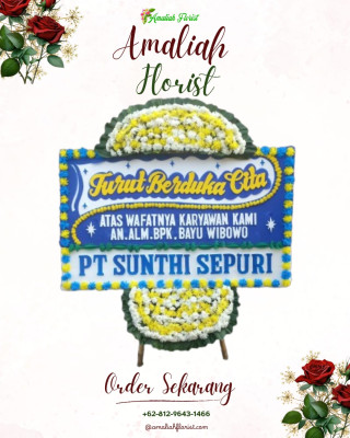 Papan Bunga Duka di Buliide