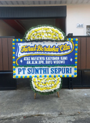 Papan Bunga Duka di Buliide